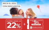 En Hoteles.com 22% de descuento en hoteles + cupón del 5% adicional