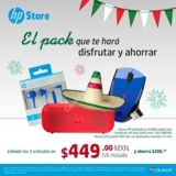 Promoción HP Fiestas Patrias: audífonos + mouse + bocina bluetooth