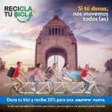 Promo Recicla tu Bicla: 20% de descuento en bicicletas si donas una vieja