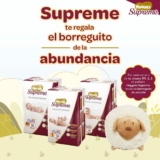 Promo Huggies Supreme Año Nuevo: borreguito de peluche Gratis en la compra de pañales