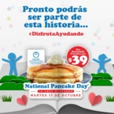 Pancake Day IHOP: 2 Buttermilk Pancakes por sólo $39 el martes 17 de octubre