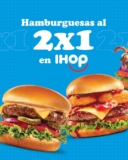 Promoción IHOP Día de la Hamburguesa: 2×1 en hamburguesas hoy