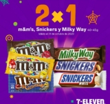 2×1 en dulces y chocolates este Halloween en 7-Eleven