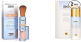 Combo Isdin con foto protector solar UV Mineral Brush on the Go + serum facial ultra hidratante Hyaluronic Concentrate en su precio más económico