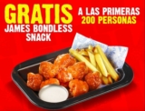 Inauguración Las Alitas Paseo Ventura Ecatepec: James Bondless snack GRATIS para los primeros 200