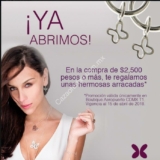 Inauguración Tanya Moss Aeropuerto CDMX: arracadas de regalo en la compra de $2,500
