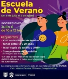 Escuela de Verano para jóvenes Gratis cortesía del Injuve CDMX