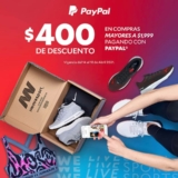 En Innovasport $400 de descuento en toda la tienda al pagar con Paypal