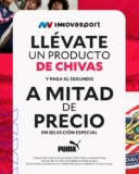 En Innovasport compra un producto de las Chivas y llévate el segundo a mitad de precio