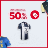 Hasta 50% de descuento en jerseys de fútbol en Dportenis