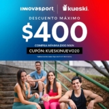 Cupón de hasta $400 de descuento en Innovasport pagando con Kueski Pay