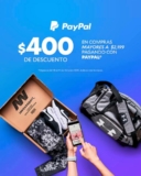 En Innovasport $400 de descuento en compras a partir de $2,199 pagando con Paypal