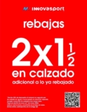 Rebajas Innovasport: 2×1½ en calzado adicional a lo ya rebajado