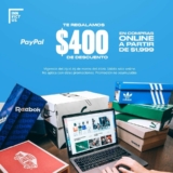 Código Innvictus $400 de descuento en compras a partir de $1999 pagando con Paypal