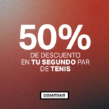 50% de descuento en el 2do par de tenis en Innvictus