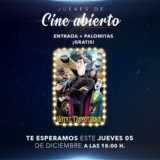 Jueves de cine abierto Parque Interlomas: Proyección de Hotel Transylvania + palomitas gratis hoy jueves