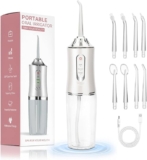 Irrigador bucal hilo dental de agua recargable con 8 puntas a un super precio