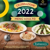 Promo Italiannis Menú Cena de Año Nuevo 2022