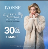 Venta Nocturna Ivonne: 30% de descuento + 6 msi