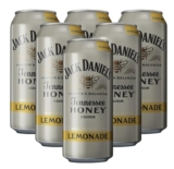 6 Pack Bebidas preparadas Jack Daniels Honey Lemonade latón de 473 ml baja a su menor precio
