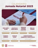 Calendario Jornada Notarial 2023: Descuentos en escrituración, testamentos y más