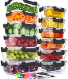 Oferta flash: Juego de 12 recipientes herméticos de vidrio para almacenar comida bajan a su menor precio