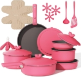 Oferta flash en Batería de cocina de granito antiadherente Carote con 21 piezas + 6 meses sin intereses