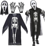 Disfraz de Halloween con máscara de Scream baja a un excelente precio