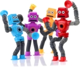 Juego de 4 figuras de acción robots sensoriales bajan de precio