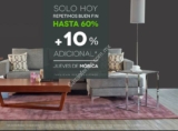 Jueves de móbica 30 de noviembre: Hasta 60% de descuento + 10% adicional