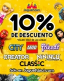 En Juguetibici 10% de descuento adicional en juguetes Lego seleccionados