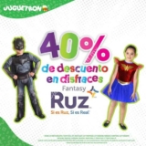 En Juguetron 40% de descuento en disfraces seleccionados