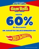 Gran Venta Julio Cepeda jugueterías: Hasta 60% de descuento en Hot Wheels