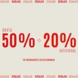 Terceras Rebajas Julio 2020: hasta 50% de descuento + 20% adicional en prendas seleccionadas