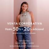 Venta Corporativa Julio: Hasta 50% de descuento + 20% adicional en sucursales participantes