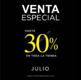 Venta Especial Julio: Hasta 30% de descuento en prendas seleccionadas