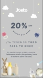 Código Jüsto de 20% de descuento en pañales y todo para bebés