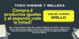 Código Jüsto de segundo a mitad de precio en todo higiene y belleza