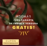 Cupón Jüsto Semana de la Frescura de $400 de descuento + bolsa reusable con frutas y verduras de regalo