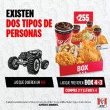 Promoción KFC Box 4×3: Compra 3 paquetes box y llévate 4