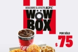 Nueva Wow Box KFC: 3 piezas de pollo + complemento + refresco por $75