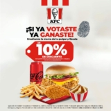 En KFC llévate el 10% de descuento si muestras tu pulgar marcado el 2 de junio (sucursales participantes)
