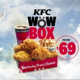 Nuevo paquete Wow Box KFC por sólo $69