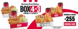 KFC 4×3 en Box de pollo o Ke Tiras
