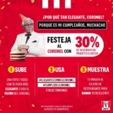 Promoción KFC Cumpleaños Coronel: 30% de descuento en paquetes si completas la dinámica