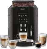 Cafetera super automática de Espresso Krups con molino y espumador de leche baja a su menor precio
