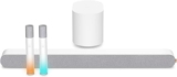 Barra de sonido de karaoke Vizio MicMe 2.1 con 2 micrófonos inalámbricos y subwoofer en su precio más económico + 12 msi