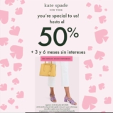 Rebajas Kate Spade 2020 de hasta 50% de descuento + 6 MSI