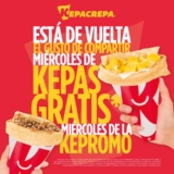 Kepromo Kepacrepa 2021: 2×1 en crepas los miércoles