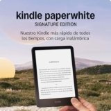 Oferta Prime: dispositivo de lectura Kindle Paperwhite Signature Edition en su precio más bajo + 12 meses sin intereses